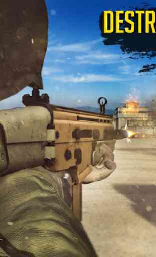 FPS Commando - Critical Action Gun Strike Free 4