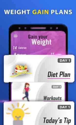 Ganho de peso em 30 dias: planos 2