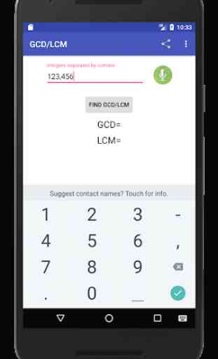 GCD LCM calculator (n numbers) 1