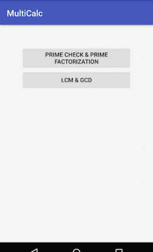 GCD LCM Prime - MultiCalculator 1