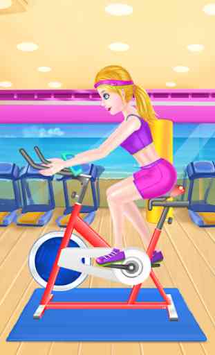 Girl Workout at Gym 1