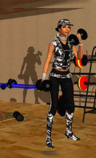 Girls Fitness Workout Gym: Gym Workout Games 2