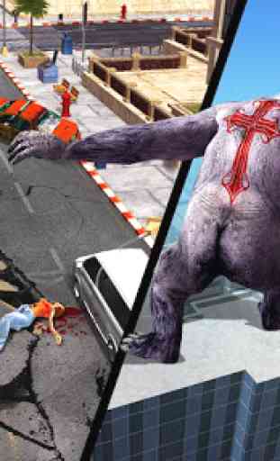Gorilla Simulator Games: Giant Rampage Gorilla 3D 4