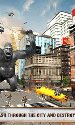 Gorilla Smash City Big Foot Monster Rampage 4