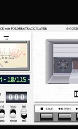 GVC CD-17 folder player VU-meter vintage deck 1