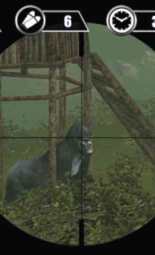 jogo de gorila-caçador: tiroteio de atiradores 2