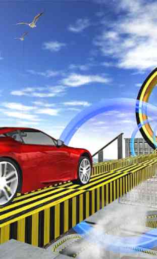 Jogos de dublês carros 2020: Pista impossível 3D 2