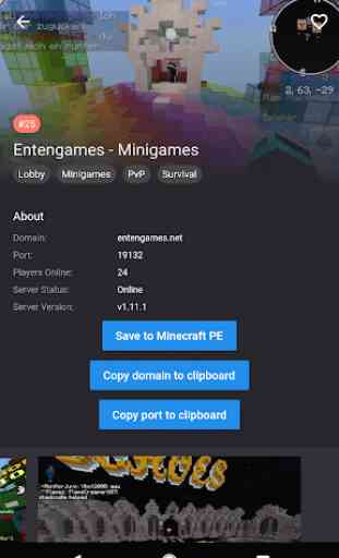 Lista de servidores para Minecraft Pocket Edition 4