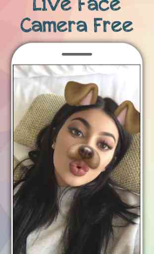 Live Face Camera Free cute & funny motion sticker 1