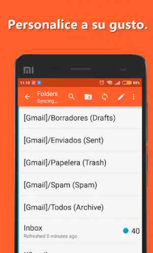 Minimal Mail - Para Gmail, Yahoo y Hotmail 3