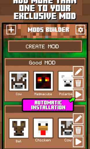 Mods Builder for Minecraft PE 3