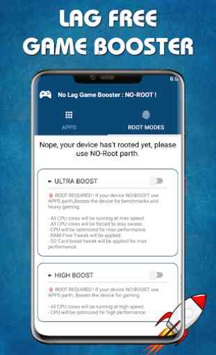 No Lag Game Booster: Play Games Faster / No - Root 3