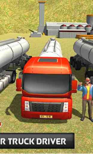 Oil Tanker Transporter Fuel Truck Condução Sim 2