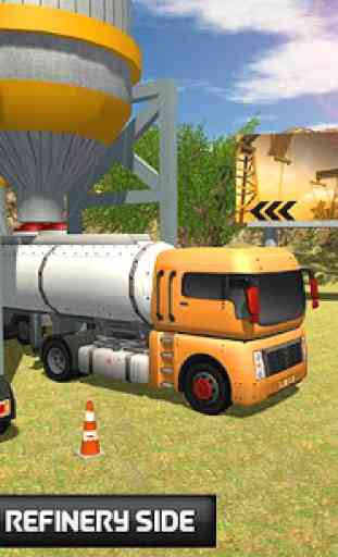 Oil Tanker Transporter Fuel Truck Condução Sim 3