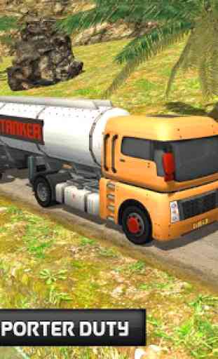 Oil Tanker Transporter Fuel Truck Condução Sim 4
