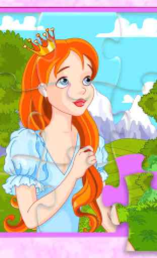 Princesa Quebra-cabeça Infantil - Jogos de Meninas 2