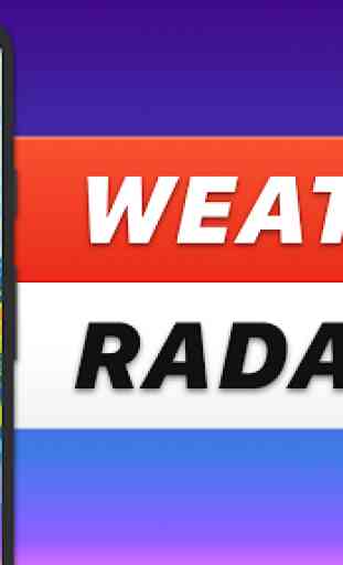 RAIN RADAR - meteorológico animado & previsão 1