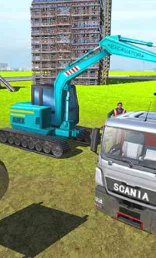 Road Construction Heavy Excavator Crane 2019 3