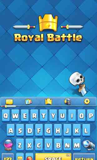 Royal Battle Keyboard Theme 1