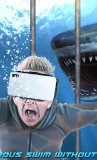 Swim Sharks In Cage VR Simulator 1