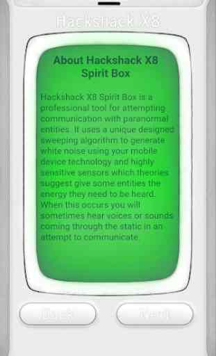 The Hackshack X8 Spirit Box - Free 3