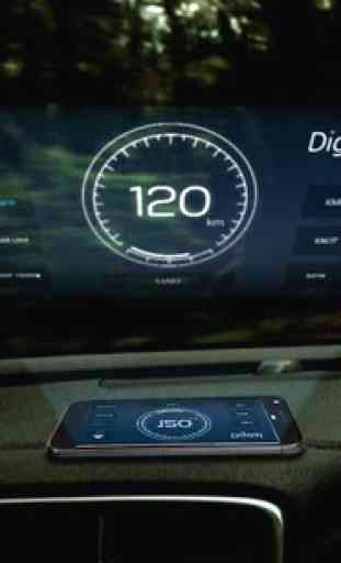 Velocímetro: Carro Heads Up Display GPS Odômetro 1