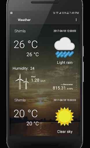 Weather App - Live Forecast & Mausam for Jio 3