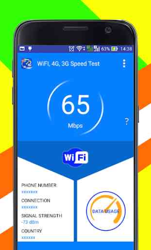 WiFi, 5G, 4G, 3G Speed Test - Cellular Speed Check 3