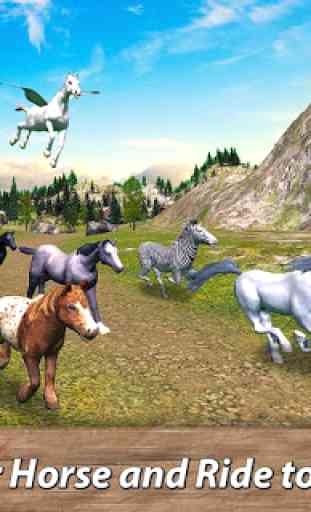 World of Wild Horses: Simulador de sobrevivência 1