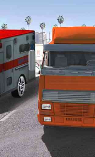 Ambulance Rescues Driver 3D 2