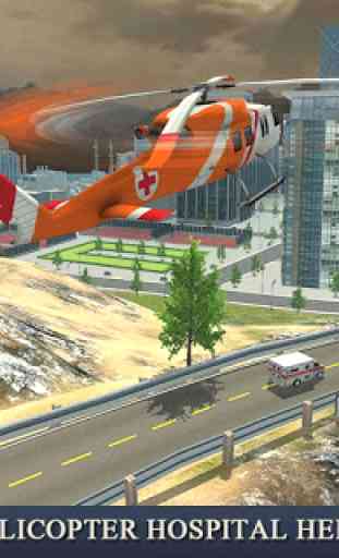 Ambulância e Helicóptero Hero 2