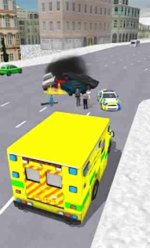 Ambulância Simulator Car Driving Doctor 2
