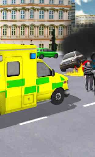 Ambulância Simulator Car Driving Doctor 3