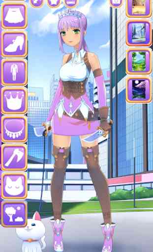 Anime Vestir-se Menina RPG - Criador avatar 1