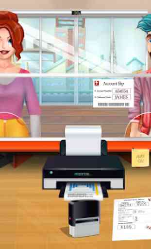 Caixa virtual e gerente de banco: simulador 1