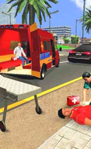 City Ambulance Rescue Simulator Games  2