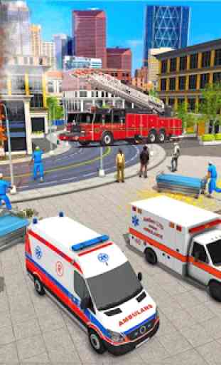 City Ambulance Rescue Simulator Games  3