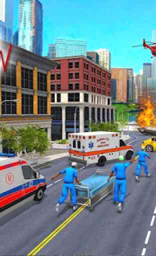City Ambulance Rescue Simulator Games  4
