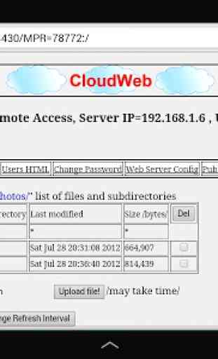 CloudWeb - File & Web Server 1