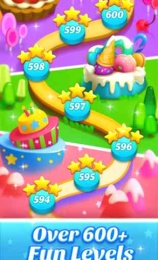 Cookie World -- Clash of Cookie & Colorful Puzzle 4