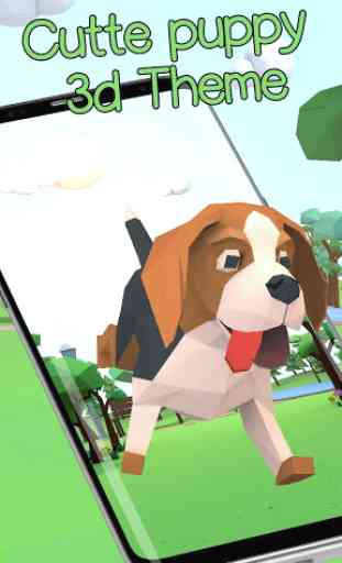 Cute filhote de cachorro (efeitos de animação 3D) 2