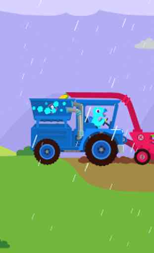 Dinosaur Farm - Tractor simulator games for kids 3