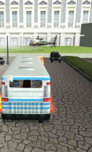 Driver de ônibus pesado 3D 4