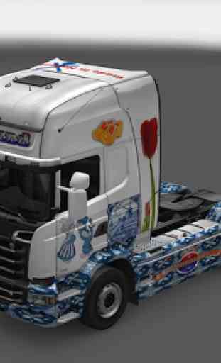 GTS Skins - Trucks with Print for Grand Simualator 4