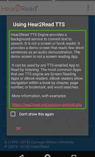 Hear2Read Indic Text To Speech (TTS) Engine 3