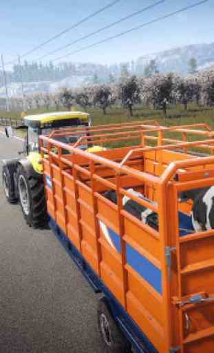 Heavy Duty Cargo Tractor Trolley 4