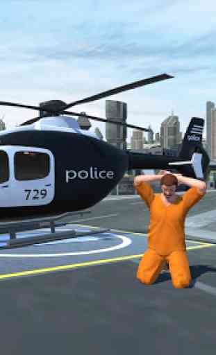 Heli Police Transport Prisoner: Flight Simulator 1