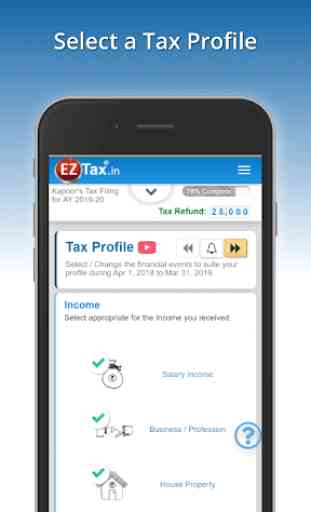 Income Tax Return, ITR eFiling App 2020 | EZTax.in 1