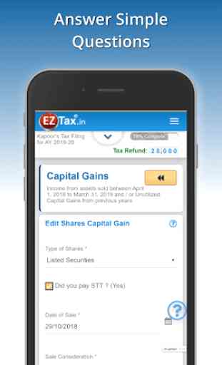 Income Tax Return, ITR eFiling App 2020 | EZTax.in 4