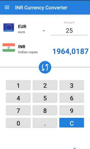 INR Indian Rupee Currency Converter 2